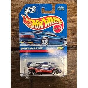Vintage NEW NOS 1997 Hot Wheels Collector #778 Speed Blaster Blue w/Chrome